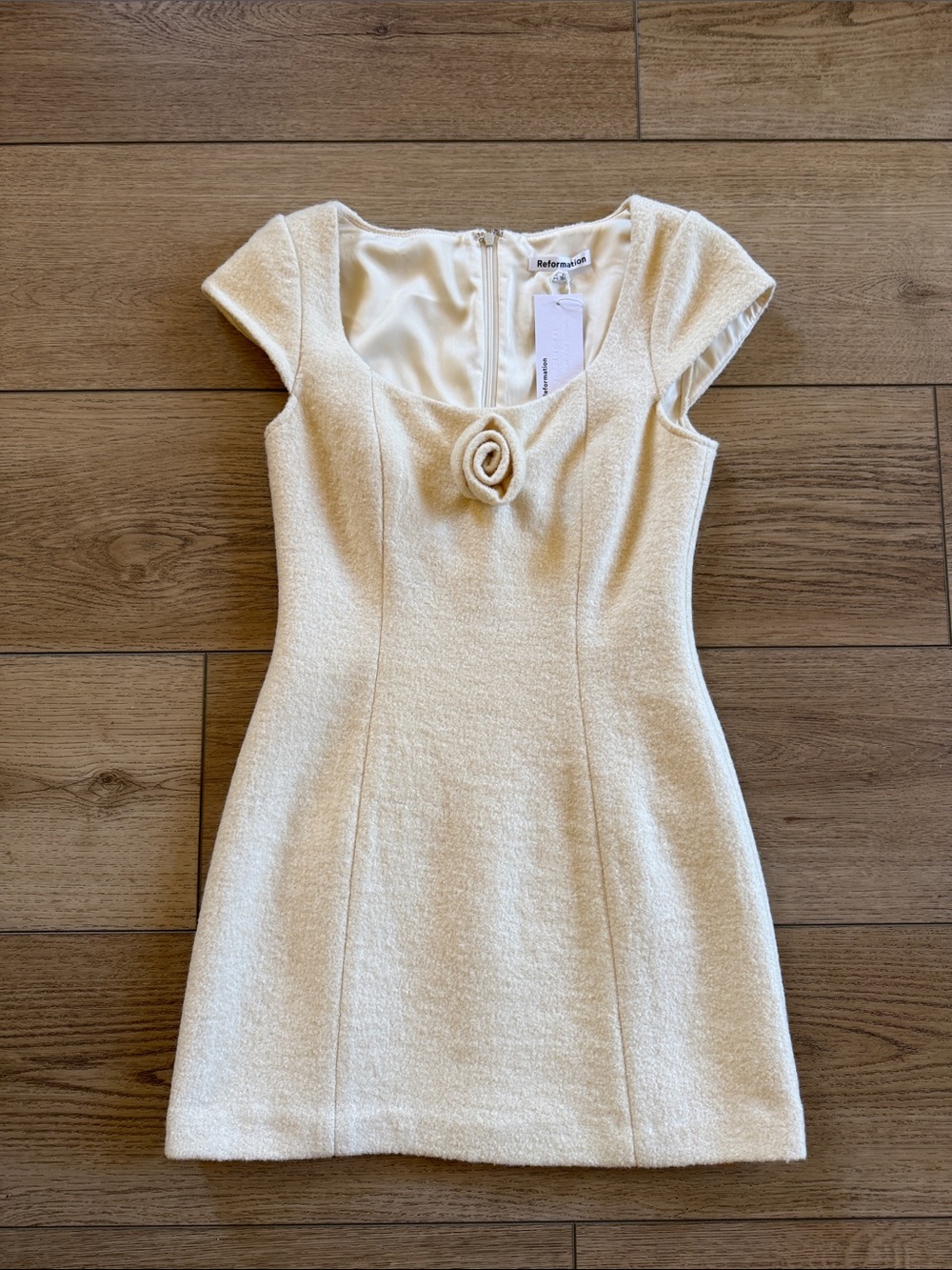 Reformation Zada tweed mini dress size 2 - Picture 2 of 6
